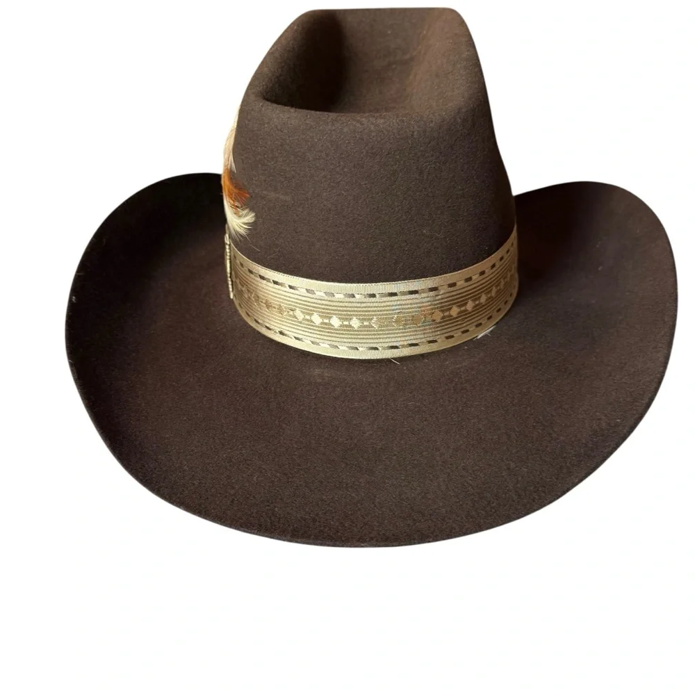 VINTAGE MASTER HATTERS OF TEXAS WESTERN FELT HAT – AUTHENTIC WESTERN TRAILS
